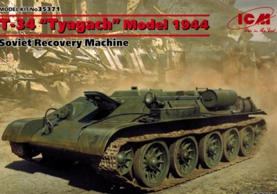 ICM 35371 - T-34 Tyagach Model 1944 - Soviet Recovery Machine - 1:35