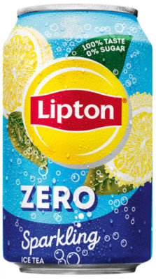 Lipton - Ice Tea - Zero Sparkling - Eistee - 24 x 0,33L Dosen BE - Zuckerfrei