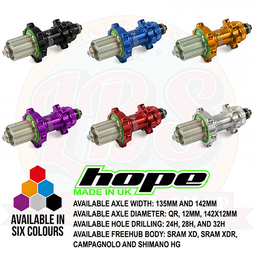 Wheel Hope Rs4 Straight Pull HOPE RS4 SP C/Lock Rear 24H Red 135