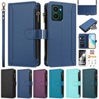 For Nokia HMD Pulse Pro Plus C32 G22 G11 Wallet Case Zip Leather Lanyard Cover