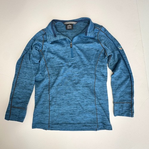 KUHL Youth Kid 1/4 Zip Long Sleeve Top XS (5-6) Blue Base Layer Gorpcore Outdoor - Picture 2 of 10