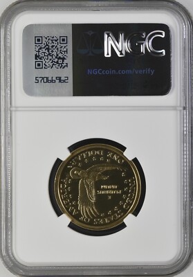 【NGC鑑定 PF69】1981 硬貨 NGC PF69 ULTRA CAMEO 2000 S Sacagawea $1 NGC PF 69 Ultra Cameo (Sacagawea Portrait