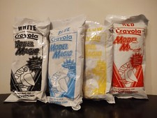 Crayola Model Magic LOT 4 Colors, Modeling Clay Alternative, 4 x 8oz Packages