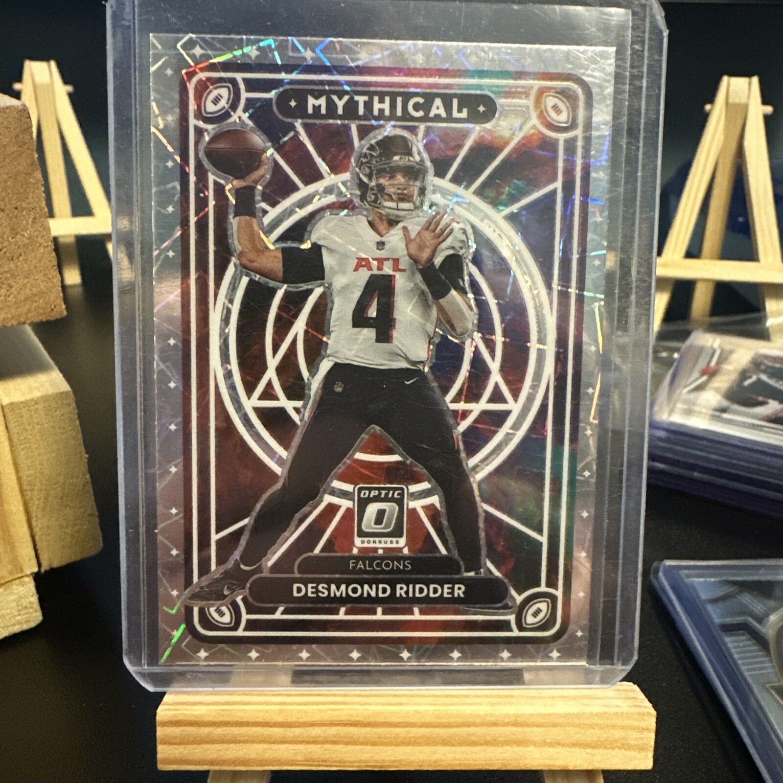 2022 Donruss Optic Football Desmond Ridder Rookie Mythical #M-19 Atlanta Falcons