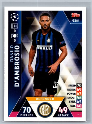 2018-19 Topps Match Attax Danilo D'Ambrosio #257