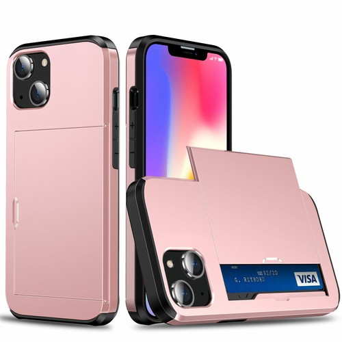 Card Holder Wallet Case Shockproof Cover For iPhone 15 Pro Max 14 13 12 11 XS 87 - Picture 111 of 132