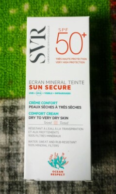 Svr sun secure ecran mineral protection comfort cream dry to very dry skin 50 ml