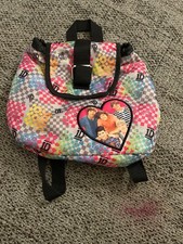 RARE 2012 One direction original mini backpack multicolor checkered pattern