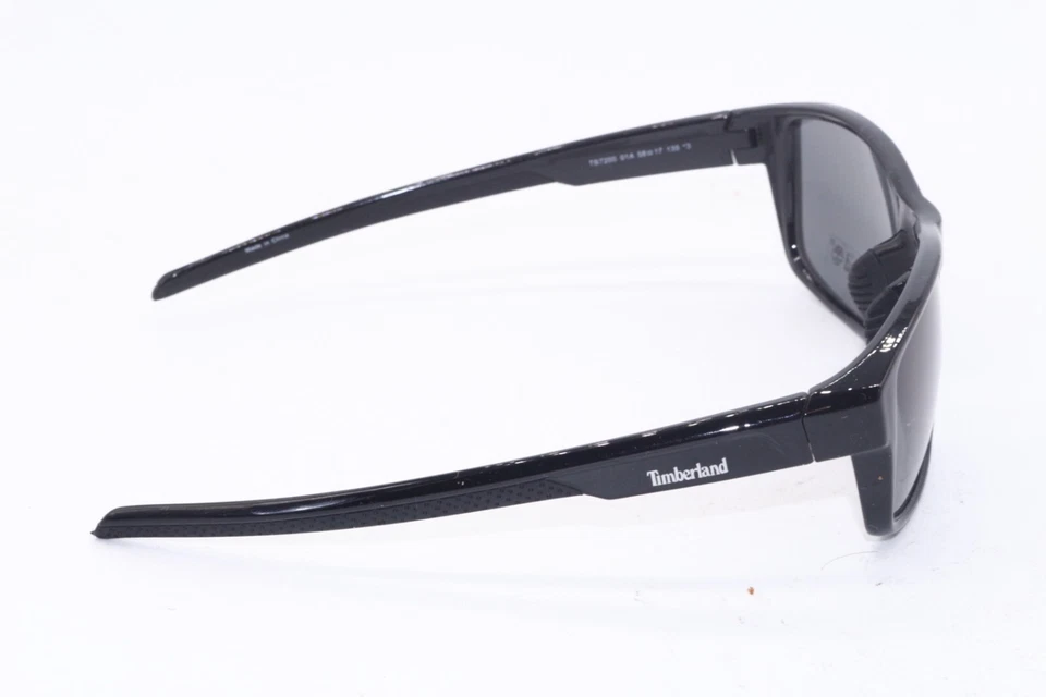 NUEVAS GAFAS DE SOL TIMBERLAND TB7200 01A *3 MARCOS AUTÉNTICOS RECTANGULARES NEGROS 58-17 Foto 3 de 4