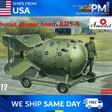 Amodel NA72003 - 1/72 Soviet atomic bomb RDS-3 scale model kit plastic