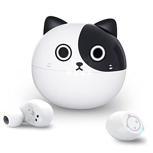 Wireless Earbuds,Cartoon Wireless Bluetooth 5.0 Headset Built-in Mic,Cute K72-image