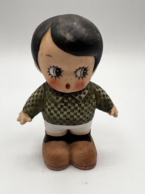 Schafer & Vater-Chloe Preston-Whimsical Porcelain-Peek-A-Boo-Standing Boy 5 1/4''