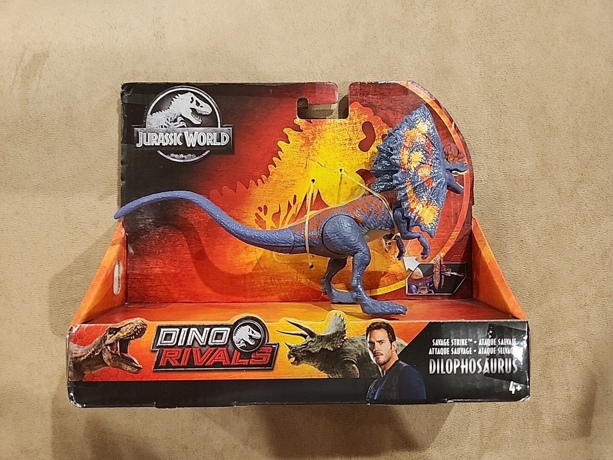 Jurassic World Dino Rivals Mattel Savage Strike Dilophosaurus
