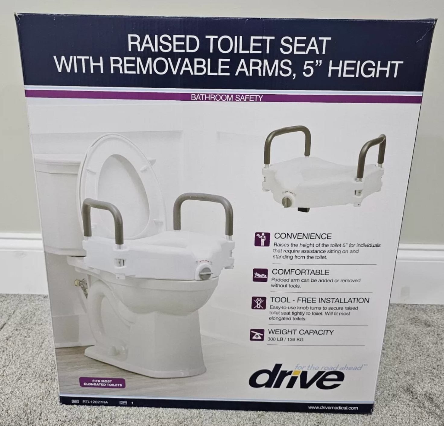 With Removable Padded Arms New
