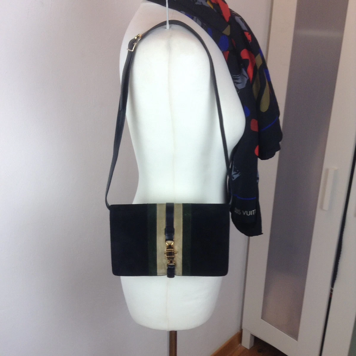 Sac gucci cheap daim noir