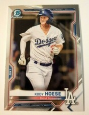 2021 Bowman Chrome KODY HOESE Prospect #BCP-39 Los Angeles Dodgers