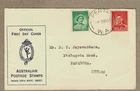 Australia 1937 KGVI Coronation FDC  Cover Perth to CEYLON  Sri Lanka