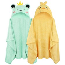 Toddler Bath Towel Hooded Kids Towel Bath Baby Towels with Hood for Boy Girl ...