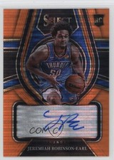 2021 Select FOTL Neon Orange Pulsar Prizm 27/30 Jeremiah Robinson-Earl Auto 1d0h