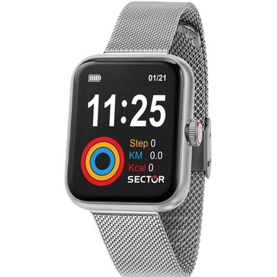 Sector Herren Armbanduhr Analog-Digit Edelstahlband silber USE53282001
