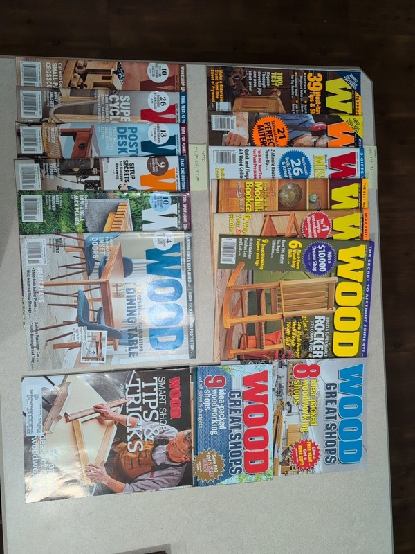 Wood Magazine Back Issues And Special Issues 2007-2024 Woodworking Plans & Ideas