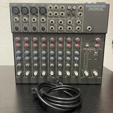 MACKIE MICRO SERIES 1202 12 CH MIC/LINE MIXER LOW NOISE HIGH HEADROOM Bent Nub