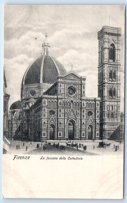 La Facciata della Cattedrale - Firenze Florence ITALY Postcard