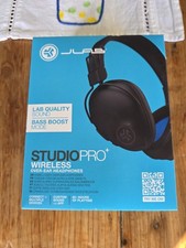 Image of JLAB Studio Pro Black Wireless Bluetooth Over-Ear Headphones | UK NEW Sealed Box
