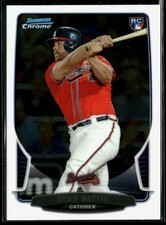 Evan Gattis Rookie 2013 Bowman Draft Picks & Prospects #37 Chrome RC Braves