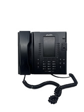 Allworx Verge 9312 Voip IP Display Phone 8113120 Black Curly Ethernet VOIP