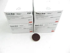 100 Pcs - 3M  07481 Scotch-Brite Roloc Surface Conditioning Disc, 2" Medium