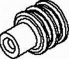Automotive Connectors INDV. LOOSE CBL SEAL WHITE (500 pieces)