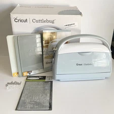Cricut CUTTLEBUG Die Cutting Embossing Machine blue used in Box Only Used Once
