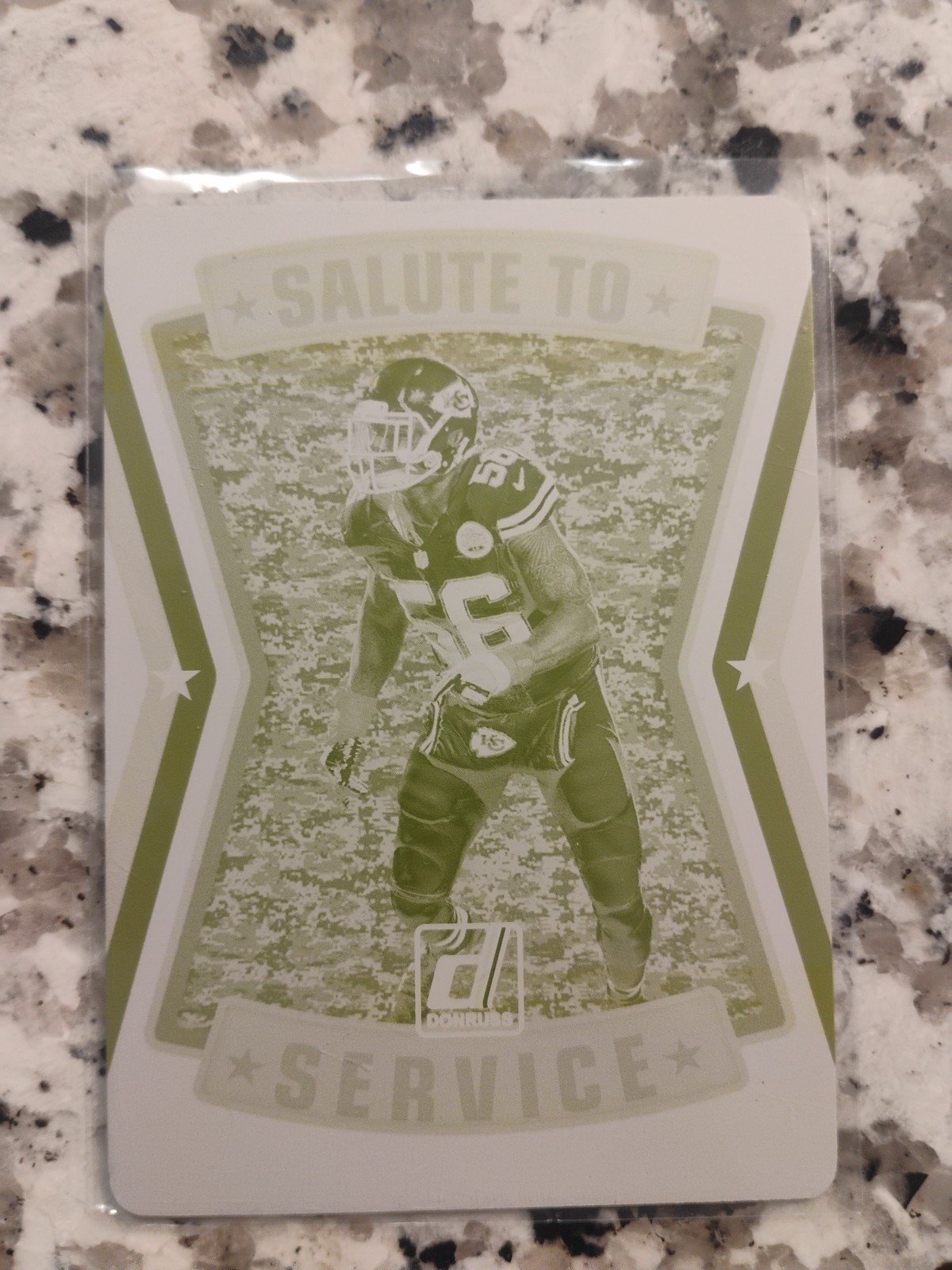 2017 Donruss Yellow Plate Derrick Johnson #20 /1