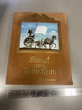 Original WW2 German  Photo Picture Book Documents Map Unit History