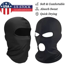 Balaclava 1/3 Hole Windproof Ninja Hood Ski Mask Motorcycle Cycling Helmet Liner