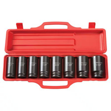 3/4 In. Drive 1 - 1-1/2 In. 6-Point Deep Impact Socket Set