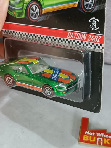Hot Wheels Datsun 240z RLC verde Spectraflame número bajo # 0458/3500 - Imagen 12 de 22