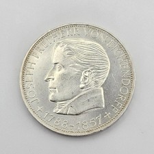 M&Uuml;NZE BRD 5 Mark - Joseph Freiherr von Eichendorff  1788-1857 - Silber - 1957