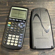 Texas Instruments TI-83 Plus Graphing Calculator with Cover TESTED
