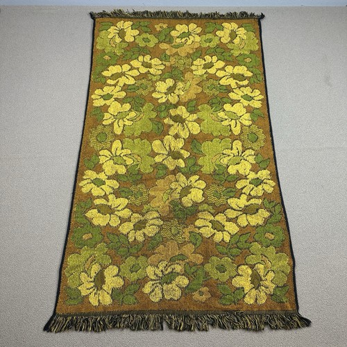 Vtg Cannon Royal Family Bath Towel Avocado Green Flowers Sculpted Fringe 24x42” - Afbeelding 7 van 11