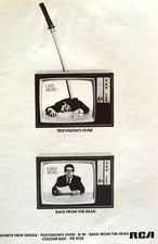 THE ADVERTS 1978 PRINT ADVERT TELEVISION'S OVER Punk CROSSING THE RED SEA