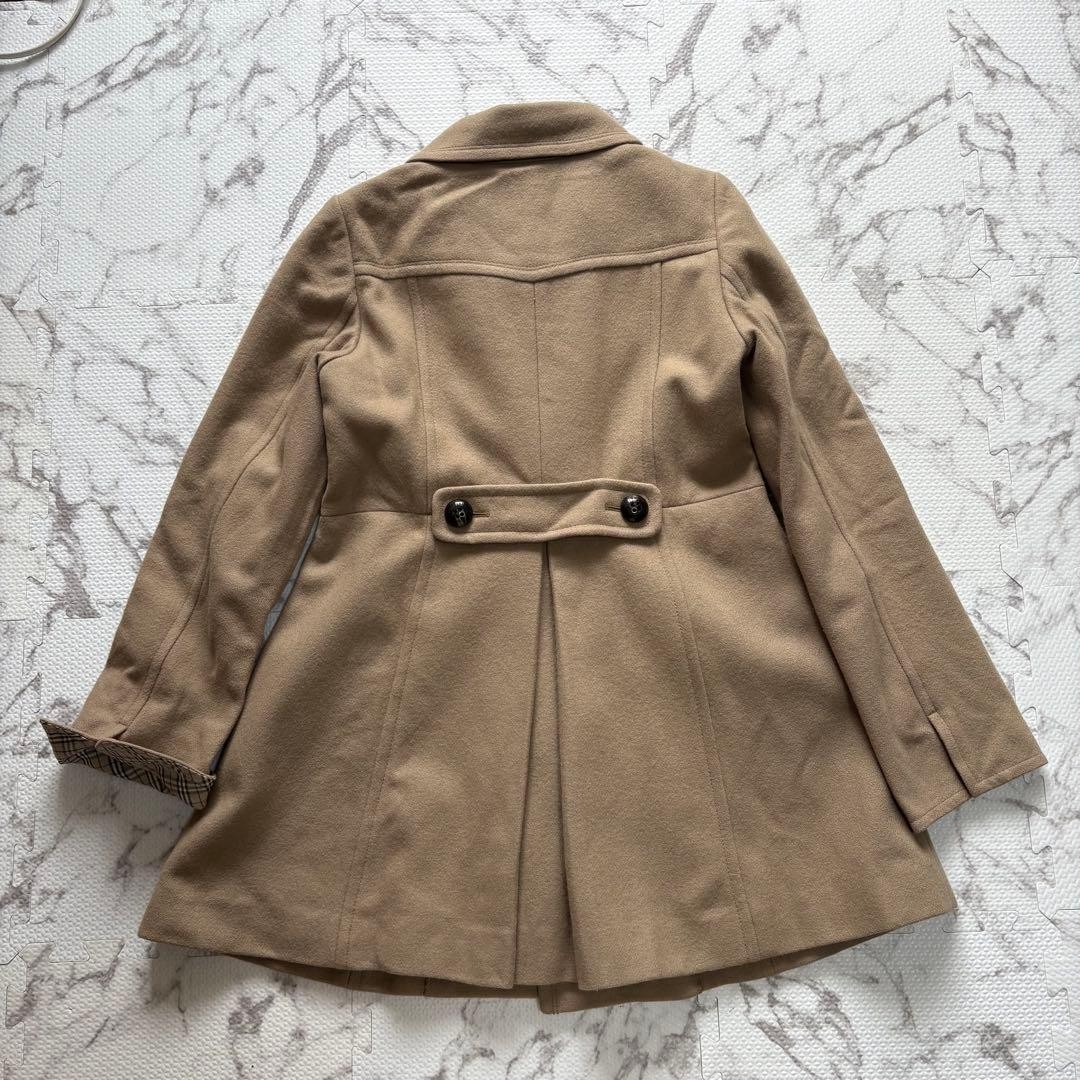 Burberry Blue Label Peacoat Beige Wool With Nova Check Pattern Size 36 For Women thumbnail 23