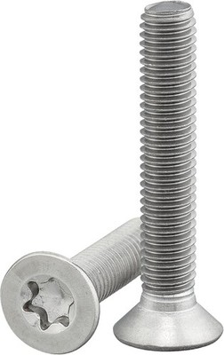 Senkkopfschraube mit Innensechsrund/Torx (ISR/TX) nach Norm ISO 14581 / DIN