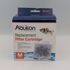 Aqueon 100106085 Replacement Filter Cartridges--6 pack--MEDIUM