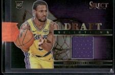 2024 Panini Select Bronny James Jr. Draft Selection Memorabilia Purple Prizm /99