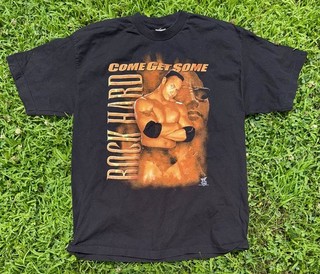 1998 WWF Vintage VTG THE ROCK Hard Come Get Some XL T Shirt NWT 90s Wrestling