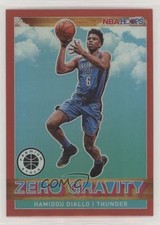 2019 Panini NBA Hoops Premium Stock Zero Gravity Red Prizm Hamidou Diallo 0eo6