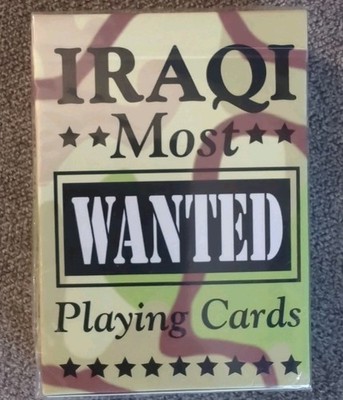  Factory Sealed 2003 Iraqi Most Wanted Playing Cards Hoyle Products New
