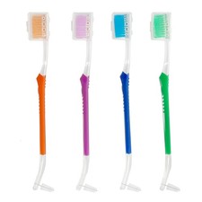 4-Pack Orthodontic Toothbrushes with Double-Ended Design V-Trim Brush and I...